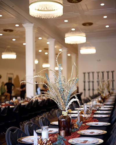 Hall Chandelier Lighting Installation