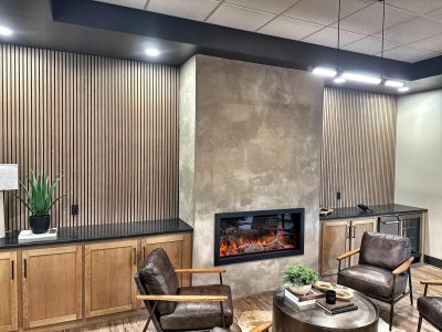 Fireplace Lighting Installation