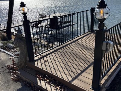 Waterfront Deck Lighting Installation